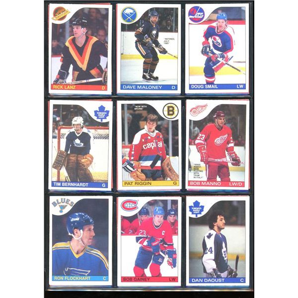 1985-86 OPC O-Pee-Chee Lot Of 18 Vintage Cards Rick Lanz, Doug Smail & More