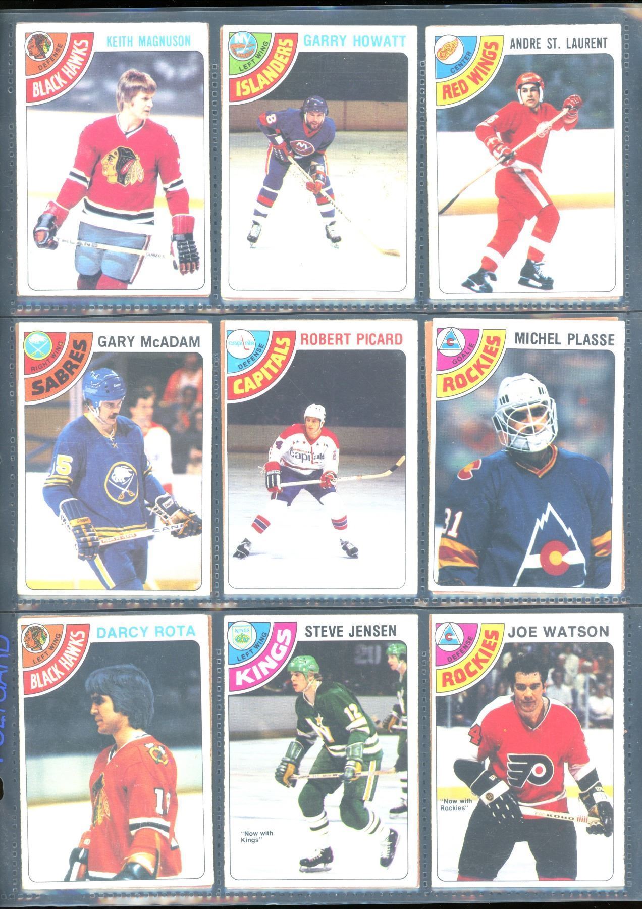 1978-79 OPC O-Pee-Chee Lot Of 18 Vintage Cards Keith Magnuson, Darcy ...