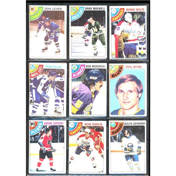 1978-79 OPC O-Pee-Chee Lot Of 18 Vintage Cards Don Lever, Ron Ellis & More