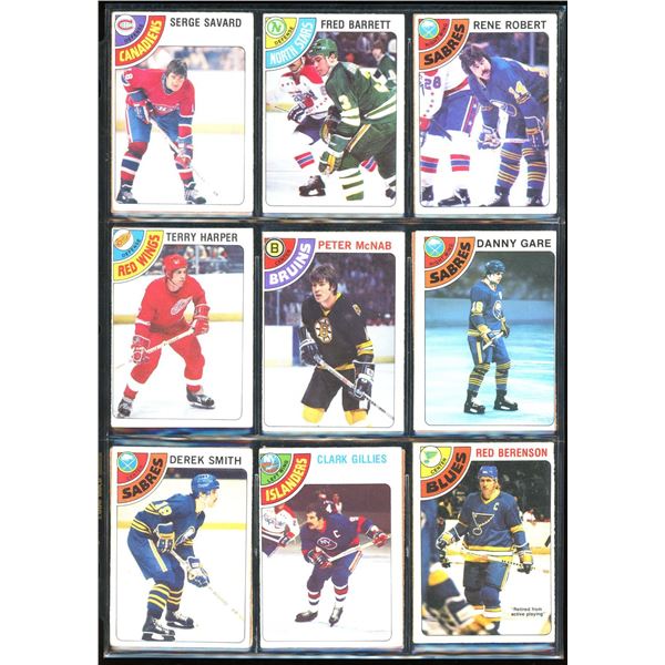 1978-79 OPC O-Pee-Chee Lot Of 18 Vintage Cards Serge Savard, Rene Robert & More