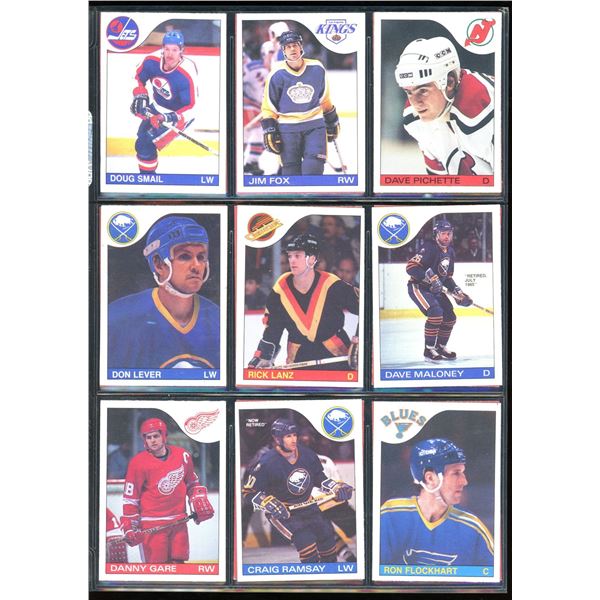 1985-86 OPC O-Pee-Chee Lot Of 18 Vintage Cards Don Lever, Dave Maloney & More