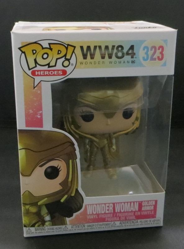 Figurine Pop Wonder Woman 1984 - WW84 #323 pas cher : Wonder Woman Armure en Or - Métallique Figurine Pop Wonder Woman 1984 - WW84 #323 pas cher : Wonder Woman Armure en Or - Métallique