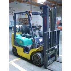 KOMATSU MDL.FG2 0ST-12 4000LB. FORK LIFT, LPG, SOLID TIRES