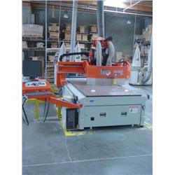 2004, OMNITECH SELEXX MATE CNC ROUTER, SN: T39119, SINGLE HEAD, 9 SPINDLE, 24,000 RPM, 4'x8' BED, W/