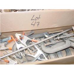 LOT - C-CLAMPS & HAND CLAMPS
