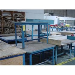 LOT - ASSORTED WORK TABLES