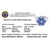 Image 3 : 0.68 ctw Tanzanite and 0.59 ctw White Sapphire Ring