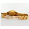 Image 6 : Rolex Mens Quickset 18K Yellow Gold Factory Champagne Diamond Dial President 36M