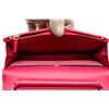 Image 7 : Chanel Pink Quilted Patent Leather Wallet on Chain