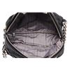 Image 5 : Chanel Black Canvas Leather Twisted Tweed Shoulder Bag