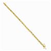 Image 6 : 6.5" 14k Yellow Gold 2.30 ctw Prong Set Diamond Covered Polished Link Bracelet