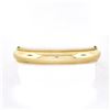 Image 1 : Classic 14k Yellow Gold 3.8mm Domed Polished w/ Milgrain Stack Wedding Band Ring