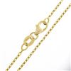 Image 7 : 18K Gold 1.20 ctw White & Yellow Diamond Open Teardrop Dangle Pendant w/ 18" Cha