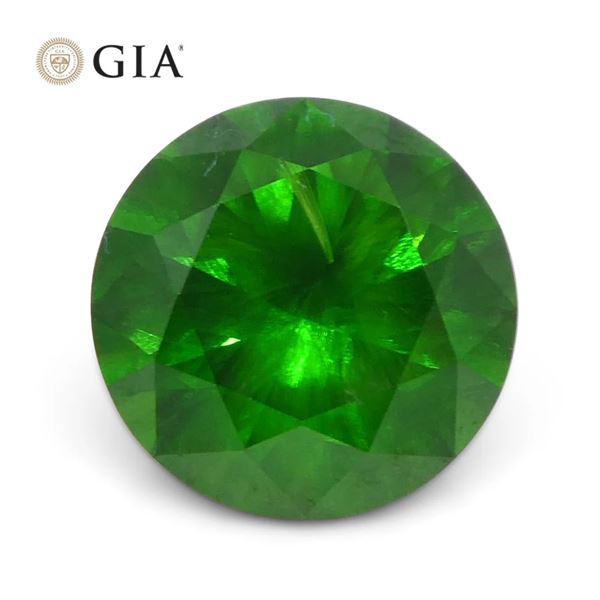 GIA Certified Rare 1.44 Ct Natural Demantoid Garnet