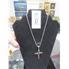 Image 1 : Silver Rosary Necklace