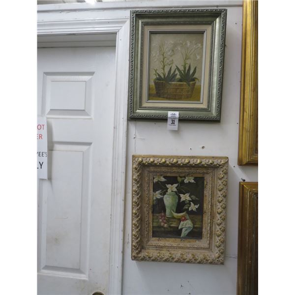Framed Small Floral Wall Art - 2
