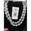 Image 2 : Jade Agate Sterling Clasp 36" Necklace