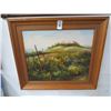Image 1 : Framed Oil On Canvas Praire Scene - 24 X 24
