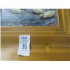 Image 2 : Framed Oil On Canvas Ducks In Lake - 16 X 16