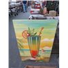 Image 1 : Unframed Oil On Canvas Tropical Scenes - 2