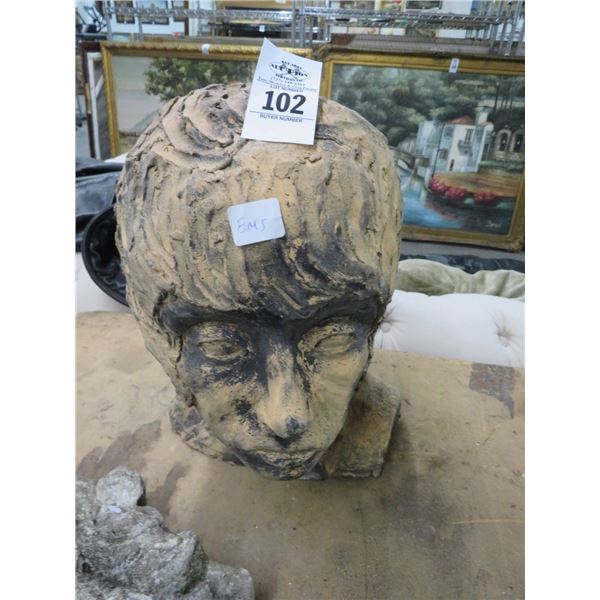 Cast Bust of Man