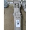 Image 2 : Greek Figural Male Cast Wall Sconce - Set of 3