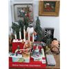 Image 1 : Asst. Christmas Décor and Lava Rock