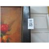 Image 2 : Framed Oil On Canvas Floral And Fruit Still Life - 2