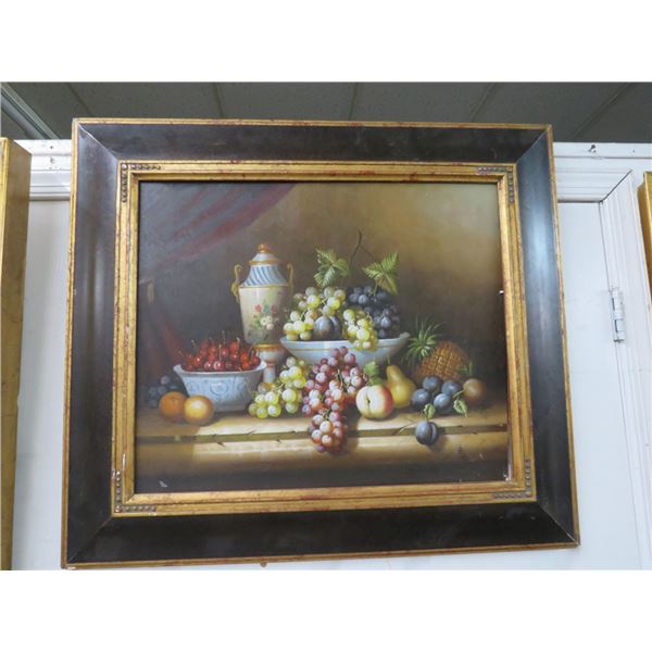 Framed Fruit Still Life - 2
