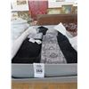Image 1 : Black w/Snake Skin Style Towel Set