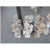 Image 3 : 6-Concrete Cast Garden Cherub Statuary 2' - 6 X $