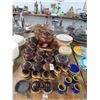 Image 3 : Earthtone Soup Bowls and Asst. Table Items