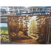 Image 1 : Framed Oil On Canvas Forest Scene - Signed Shorewood - 40 X 56