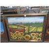 Image 1 : Framed Oil On Canvas Italian Countryside - 40 X 48