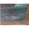 Image 3 : Framed Oil On Canvas Tropical Canal - 40 X 48