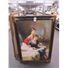 Image 1 : Framed Oil On Canvas Sisters - 24 X 36