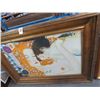 Image 1 : Framed Oil On Canvas Mother and Daughter - 30 X 40