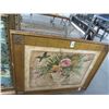 Image 1 : Framed Oil On Canvas Potted Floral - 36 X 40