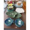 Image 1 : Ornate Fish and Leaf Style Dishes, Glass Dishes, Sea Shells