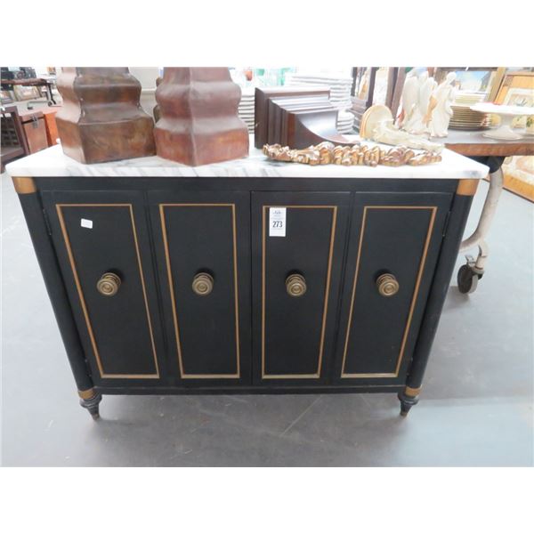 Hitchcock Style Cabinet w/Marble Top