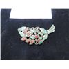 Image 2 : 1920's Enamel Brooch w/Stones