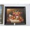 Image 1 : Framed Oil On Canvas Floral Still Life - 24 X 36