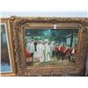 Image 1 : Ornately Framed Oil On Canvas Party Scene - 40 X 48