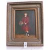 Image 1 : Framed Oil On Canvas Portrait Of Girl - 20 X 24