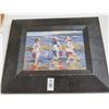 Image 1 : Framed Oil On Canvas Kids ON Beach - 20 X 24