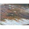 Image 3 : Framed Oil On Canvas Horses Pullig Logs - 24 X 36