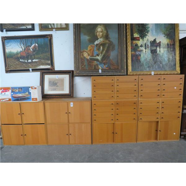 Light Oak Cabinets - 6 Pc. Set