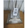 Image 2 : Chrome and Glass Lamp