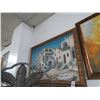 Image 1 : Framed Oil On Canvas Med Beach Scene - 24 X 36