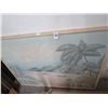 Image 3 : Framed Oil On Canvas Tropical Wall Art - 2